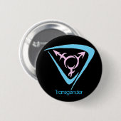 celtische transfusie, transgender ronde button 5,7 cm (Voorkant /achterkant)