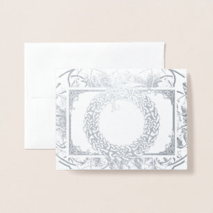 Celtische uroboros (blanco binnen) folie kaarten