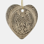 CELTISCHE VLAM — CELTISCH ONTWERP KERAMISCH ORNAMENT (Rechts)