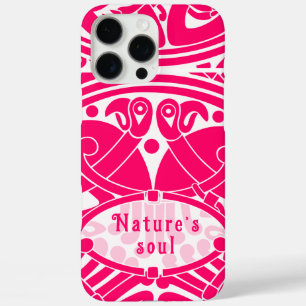 Celtische Vogel Cirkel Patroon Gepersonaliseerde i iPhone 16 Pro Max Hoesje