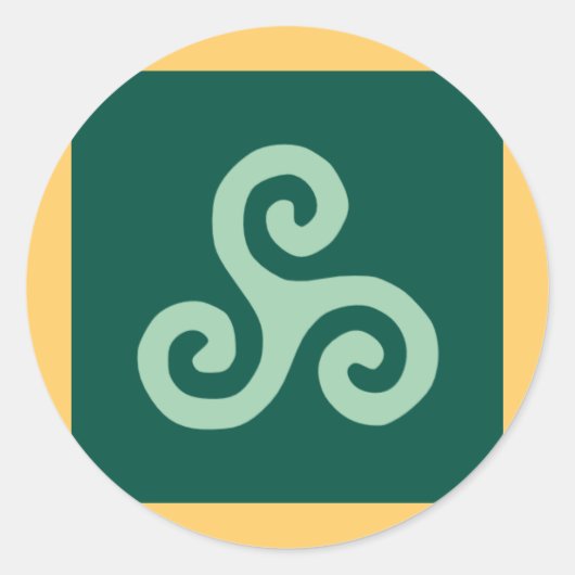 Celtisme 1 ronde sticker (Voorkant)