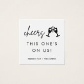 Celui-Ci Est Sur Les Bons De Boissons Mariages De (Devant)