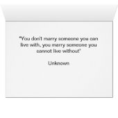 Celui dont on ne peut pas vivre sans (Intérieur Horizontal (Bas))