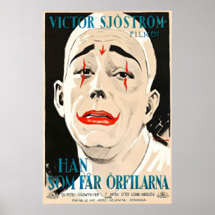 Celui qui reçoit une gifle 1924 Affiche de film A5