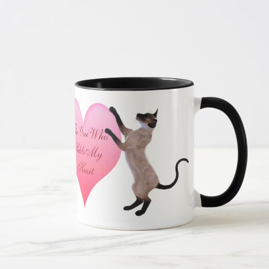 Celui Qui Tient Mon Coeur Mug (Droite)