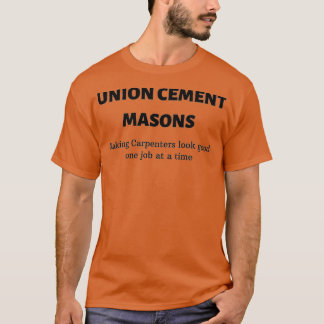 Cement masons union t-shirt