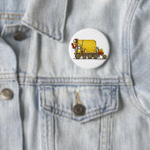 Cement Mixer Front Discharge Truck Construction Pi Ronde Button 5,7 Cm (In situ)