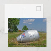 Cement Mixer Space Capsule bij Winganon OK Briefkaart (Voorkant / Achterkant)