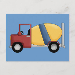 Cement Mixer Tshirts en cadeaus Briefkaart