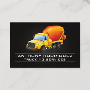 Cement Truck Logo constructievoertuig Visitekaartje