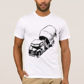 Cement Truck Mannen T-shirt (Voorkant)