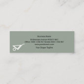 Cement Works Old Brick Wall Home Repareert Mini Visitekaartje (Achterkant)