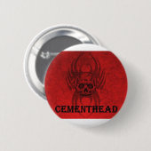 cementhead logo1 ronde button 5,7 cm (Voorkant /achterkant)