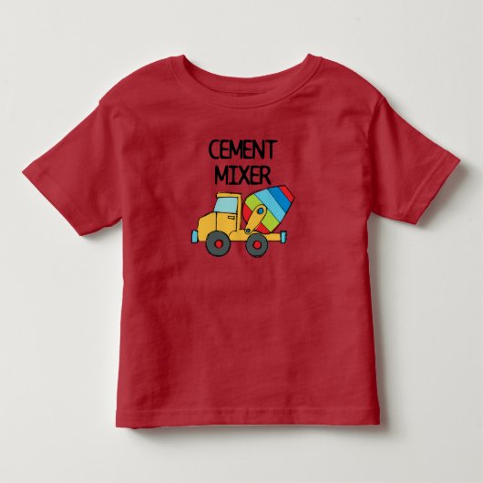 Cementmixer Kinder Shirts (Voorkant)