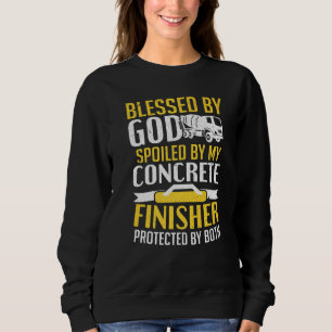 Cementwerker gezegend door God Concrete Finisher Trui