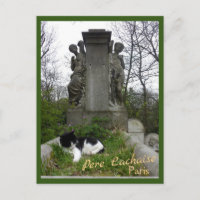 Cemetery Cat met tekst