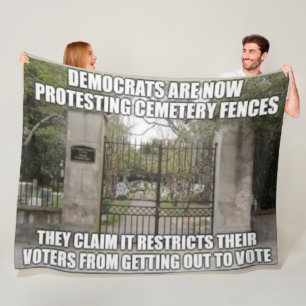 CEMETERY FENCES FLEECE DEKEN