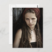 Cemetery Girl Briefkaart (Voorkant / Achterkant)