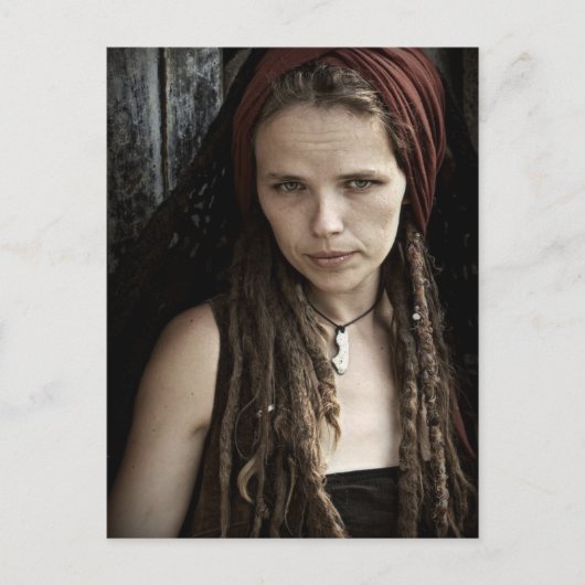 Cemetery Girl Briefkaart (Voorkant)