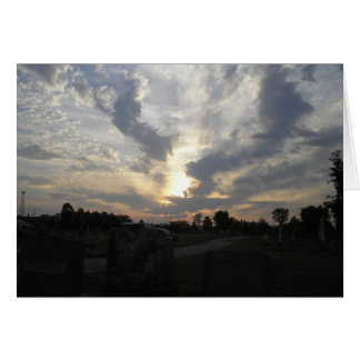 Cemetery Sunrise 3-kaart