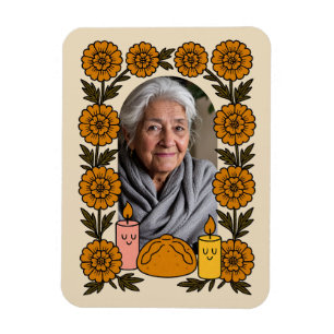 Cempasúchil Ofrenda Altar Día de Muertos Magneet