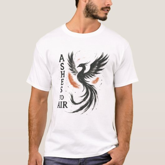 Cendres à l'air Phoenix ressuscité T-Shirt (Devant)