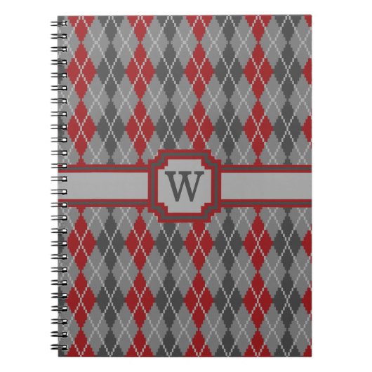 Cendres et Braises Cahier Argyle (Devant)