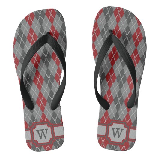 Cendres et membres Jacquard tongs flops (Semelle)