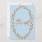Cendrillon Anniversaire Fête Invitation (Dos)