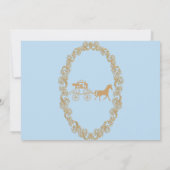 Cendrillon Anniversaire Fête Photo Invitation (Dos)