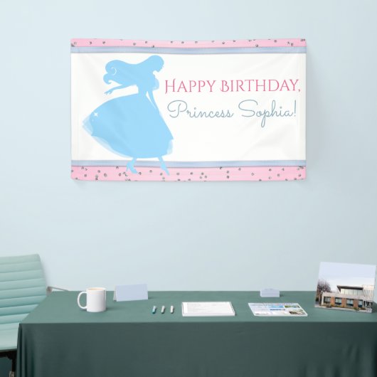 Cendrillon Bannière de fête d'anniversaire (Salon professionnel)