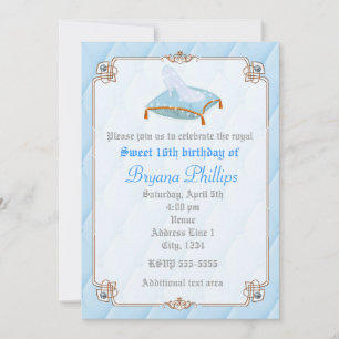 Cendrillon Élégant Chic Princesse Invitation Royal