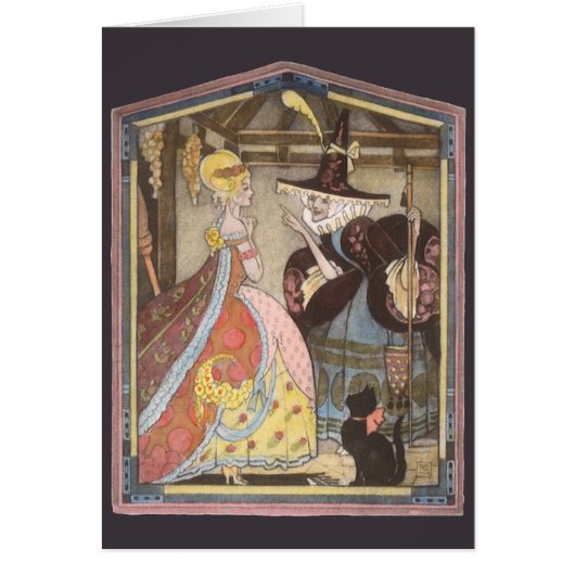Cendrillon et Fée Gomère, Vintage Conte de Fée (Devant)