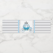 Cendrillon Étiquette bouteille d'eau (Étiquettes simples)