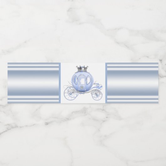 Cendrillon Princess Étiquettes de bouteille d'eau (Étiquettes simples)