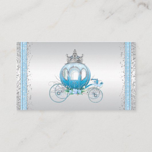 Cendrillon Princesse Cartes de siège de table de t (Dos)