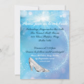 Cendrillon Sweet 16 Invitations de fête d'annivers (Dos)