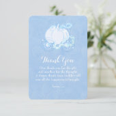 Cendrillon Transport Blue Fairytale Carte de remer (Debout devant)