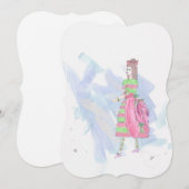 Cendrillon's Mice : Carte de voeux Whina (Devant / Derrière)