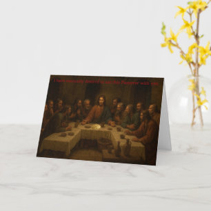 Cène du Seigneur : Carte de la Pâque chrétienne