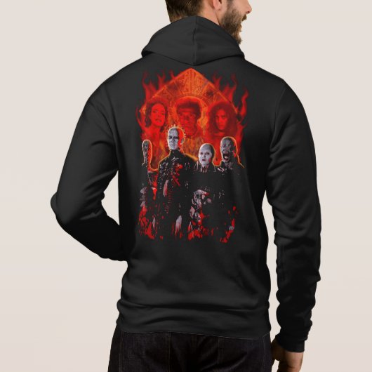 Cenobites Puzzle Box Horror Tribute Unisex Hoodie (Achterkant)