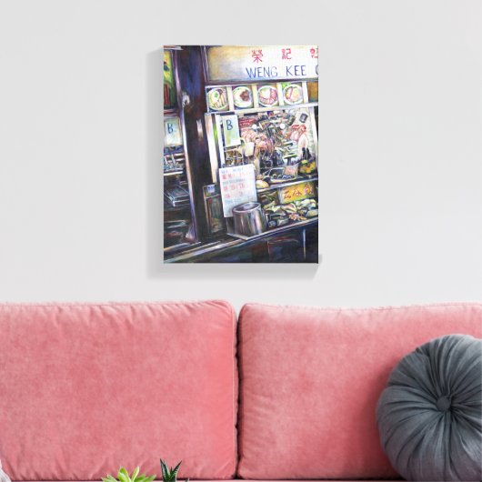 Cenosillicaphia Singapore Canvas Afdruk (Insitu (Woonkamer))