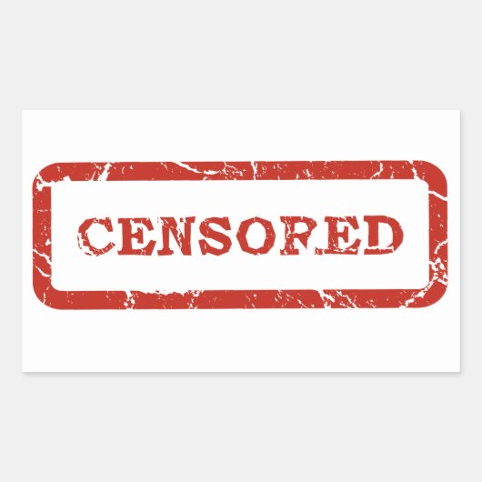 Censored Sticker (Voorkant)
