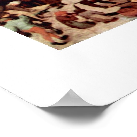 Census at Bethlehem by Bruegel A. Pieter Poster (Hoek)