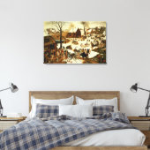 Census at Bethlehem, c.1566 Canvas Afdruk (Insitu (Slaapkamer))