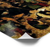 Census in Bethlehem, beeldende kunst schilderen, Perfect Poster (Hoek)