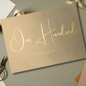 Cent 100e Invitation d'anniversaire masculin