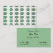 Cent cartes de visite de billet d'un dollar (Devant / Derrière)