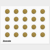 cent ronde sticker (Vel)