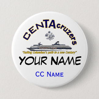CenTAcruzers Logo, aangepaste naam Label Button